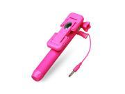 Mini and Portable Mobile Phone Bracket Wire Self timer with LED Fill Light Self timer Artifact
