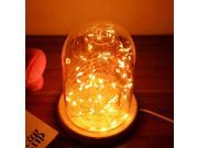USB Star Tree Lamp Romantic Decorative Night Light with Exquisite Glass Lamp