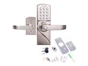 Right Handed Digital Keypad Door Lock with Backup Keys Electronic Keyless Entry by Password Code