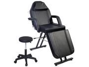 Apontus Tattoo Chair Table Massage Facial Bed with Salon Stool