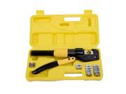 8 Ton Hydraulic Wire Terminal Crimper Battery Cable Lug Crimping Tool w Dies