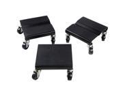 1500 LBS Snowmobile Roller Set 3 PCs Dolly Storage Dollies Mover Snow Mobile