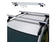 Universal Car Wagon Aluminum Cross Bars Roof Top Rail Rack Luggage Carrier 48 Inch