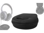 DURAGADGET Hard EVA Storage Case For Headphones Earbuds With Compartment Black For Blackbox M10 RB