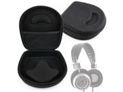 DURAGADGET Hard EVA Storage Case For Headphones Earbuds With Compartment Black For Grado SR325is SR225i SR125i SR80i SR60i PS1000 PS500 RS1i RS2i