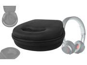 DURAGADGET Hard EVA Storage Case For Headphones Earbuds With Compartment Black For Jabra Revo Wireless
