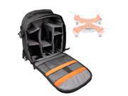 DURAGADGET High Quality Black Water-Resistant Rucksack / Backpack with Customizable Interior & Raincover for the BlueBeach Mini Quadcopter CX10