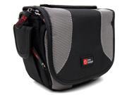 DURAGADGET Portable Camera Case With Padded Interior Multiple Pockets And Shoulder Strap For Veho VCC 005 MUVI HDNPNG