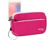 DURAGADGET Hot Pink Water Resistant Neoprene Sleeve With Front Zip Pocket For The New Samsung Galaxy Tab Pro 8