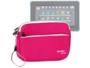 DURAGADGET Pink Neoprene Cover With Front Storage Pocket For The New Kurio XTREME Tablet