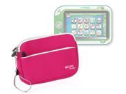DURAGADGET Pink 8 Neoprene Carry Case For Leapfrog LeapPad Ultra XDI Kids Tablet With Front Zipped Pocket and Adjustable Removable Wrist Strap