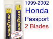 1999-2002 Honda Passport Replacement Wiper Blade Set/Kit (Set of 2 Blades) (2000,2001) 1999-2002 Honda Passport Replacement Wiper Blade Set/Kit (Set of 2 Blades) (2000,2001)