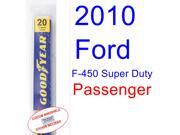 2010 Ford F-450 Super Duty Wiper Blade (Passenger) 2010 Ford F-450 Super Duty Wiper Blade (Passenger)