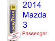 2014 Mazda 3 Wiper Blade Passenger