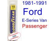 1981 1991 Ford E Series Van Wiper Blade Passenger 1982 1983 1984 1985 1986 1987 1988 1989 1990