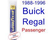 1988-1996 Buick Regal Wiper Blade (Passenger) (1989,1990,1991,1992,1993,1994,1995) 1988-1996 Buick Regal Wiper Blade (Passenger) (1989,1990,1991,1992,1993,1994,1995)