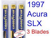 1997 Acura SLX Replacement Wiper Blade Set/Kit (Set of 3 Blades) 1997 Acura SLX Replacement Wiper Blade Set/Kit (Set of 3 Blades)