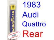 1983 Audi Quattro Wiper Blade (Rear) 1983 Audi Quattro Wiper Blade (Rear)
