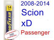 2008-2014 Scion xD Wiper Blade (Passenger) (2009,2010,2011,2012,2013) 2008-2014 Scion xD Wiper Blade (Passenger) (2009,2010,2011,2012,2013)