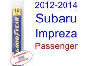 2012-2014 Subaru Impreza(WRX Premium) Wiper Blade (Passenger) (2013) 2012-2014 Subaru Impreza(WRX Premium) Wiper Blade (Passenger) (2013)