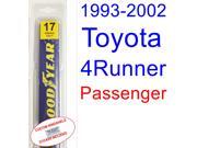 1993-2002 Toyota 4Runner Wiper Blade (Passenger) (1994,1995,1996,1997,1998,1999,2000,2001) 1993-2002 Toyota 4Runner Wiper Blade (Passenger) (1994,1995,1996,1997,1998,1999,2000,2001)