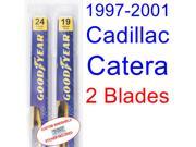1997 2001 Cadillac Catera Replacement Wiper Blade Set Kit Set of 2 Blades 1998 1999 2000