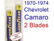 1970-1974 Chevrolet Camaro Replacement Wiper Blade Set/Kit (Set of 2 Blades) (1971,1972,1973) 1970-1974 Chevrolet Camaro Replacement Wiper Blade Set/Kit (Set of 2 Blades) (1971,1972,1973)