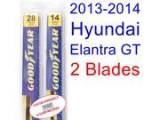 2013-2014 Hyundai Elantra GT Replacement Wiper Blade Set/Kit (Set of 2 Blades) 2013-2014 Hyundai Elantra GT Replacement Wiper Blade Set/Kit (Set of 2 Blades)
