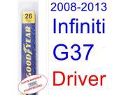 2008-2013 Infiniti G37(Coupe) Wiper Blade (Driver) (2009,2010,2011,2012) 2008-2013 Infiniti G37(Coupe) Wiper Blade (Driver) (2009,2010,2011,2012)