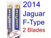 2014 Jaguar F-Type Replacement Wiper Blade Set/Kit (Set of 2 Blades) 2014 Jaguar F-Type Replacement Wiper Blade Set/Kit (Set of 2 Blades)