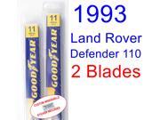 1993 Land Rover Defender 110 Replacement Wiper Blade Set/Kit (Set of 2 Blades) 1993 Land Rover Defender 110 Replacement Wiper Blade Set/Kit (Set of 2 Blades)