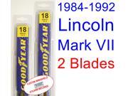 1984-1992 Lincoln Mark VII Replacement Wiper Blade Set/Kit (Set of 2 Blades) (1985,1986,1987,1988,1989,1990,1991) 1984-1992 Lincoln Mark VII Replacement Wiper Blade Set/Kit (Set of 2 Blades) (1985,1986,1987,1988,1989,1990,1991)