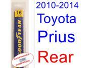2010-2014 Toyota Prius Wiper Blade (Rear) (2011,2012,2013) 2010-2014 Toyota Prius Wiper Blade (Rear) (2011,2012,2013)