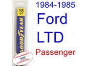 1984-1985 Ford LTD Wiper Blade (Passenger) 1984-1985 Ford LTD Wiper Blade (Passenger)