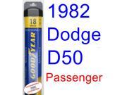 1982 Dodge D50 Wiper Blade Passenger Goodyear Wiper Blades Assurance