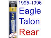 1995-1996 Eagle Talon Wiper Blade (Rear) (Goodyear Wiper Blades-Assurance) 1995-1996 Eagle Talon Wiper Blade (Rear) (Goodyear Wiper Blades-Assurance)