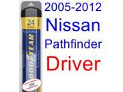2005-2012 Nissan Pathfinder Wiper Blade (Driver) (Goodyear Wiper Blades-Assurance) (2006,2007,2008,2009,2010,2011) 2005-2012 Nissan Pathfinder Wiper Blade (Driver) (Goodyear Wiper Blades-Assurance) (2006,2007,2008,2009,2010,2011)
