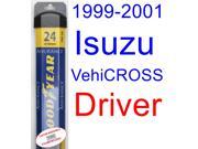 1999-2001 Isuzu VehiCROSS Wiper Blade (Driver) (Goodyear Wiper Blades-Assurance) (2000) 1999-2001 Isuzu VehiCROSS Wiper Blade (Driver) (Goodyear Wiper Blades-Assurance) (2000)