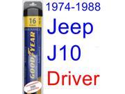 1974-1988 Jeep J10 Wiper Blade (Driver) (Goodyear Wiper Blades-Assurance) (1975,1976,1977,1978,1979,1980,1981,1982,1983,1984,1985,1986,1987) 1974-1988 Jeep J10 Wiper Blade (Driver) (Goodyear Wiper Blades-Assurance) (1975,1976,1977,1978,1979,1980,1981,1982,1983,1984,1985,1986,1987)