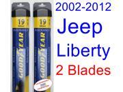 2002-2012 Jeep Liberty Replacement Wiper Blade Set/Kit (Set of 2 Blades) (Goodyear Wiper Blades-Assurance) (2003,2004,2005,2006,2007,2008,2009,2010,2011) 2002-2012 Jeep Liberty Replacement Wiper Blade Set/Kit (Set of 2 Blades) (Goodyear Wiper Blades-Assurance) (2003,2004,2005,2006,2007,2008,2009,2010,2011)
