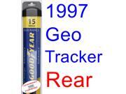 1997 Geo Tracker Wiper Blade (Rear) (Goodyear Wiper Blades-Assurance) 1997 Geo Tracker Wiper Blade (Rear) (Goodyear Wiper Blades-Assurance)