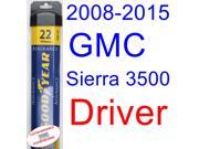 2008-2015 GMC Sierra 3500 Wiper Blade (Driver) (Goodyear Wiper Blades-Assurance) (2009,2010,2011,2012,2013,2014) 2008-2015 GMC Sierra 3500 Wiper Blade (Driver) (Goodyear Wiper Blades-Assurance) (2009,2010,2011,2012,2013,2014)