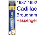 1987-1992 Cadillac Brougham Wiper Blade (Passenger) (Goodyear Wiper Blades-Assurance) (1988,1989,1990,1991) 1987-1992 Cadillac Brougham Wiper Blade (Passenger) (Goodyear Wiper Blades-Assurance) (1988,1989,1990,1991)