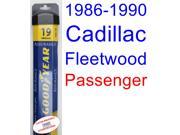 1986 1990 Cadillac Fleetwood Wiper Blade Passenger Goodyear Wiper Blades Assurance 1987 1988 1989