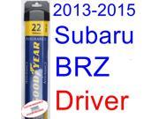 2013 2015 Subaru BRZ Wiper Blade Driver Goodyear Wiper Blades Assurance 2014