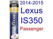 2014-2015 Lexus IS350 Convertible Wiper Blade (Passenger) (Goodyear Wiper Blades-Assurance) 2014-2015 Lexus IS350 Convertible Wiper Blade (Passenger) (Goodyear Wiper Blades-Assurance)