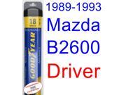 1989 1993 Mazda B2600 Wiper Blade Driver Goodyear Wiper Blades Assurance 1990 1991 1992