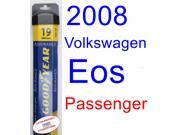2008 Volkswagen Eos VR6 Wiper Blade (Passenger) (Goodyear Wiper Blades-Assurance) 2008 Volkswagen Eos VR6 Wiper Blade (Passenger) (Goodyear Wiper Blades-Assurance)