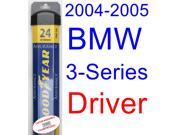 2004-2005 BMW 3-Series Coupe Wiper Blade (Driver) (Goodyear Wiper Blades-Assurance) 2004-2005 BMW 3-Series Coupe Wiper Blade (Driver) (Goodyear Wiper Blades-Assurance)