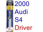 2000 Audi S4 Wiper Blade (Driver) (Goodyear Wiper Blades-Assurance) 2000 Audi S4 Wiper Blade (Driver) (Goodyear Wiper Blades-Assurance)